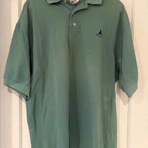 Green Cutter and Buck logo mens golf shirt XL